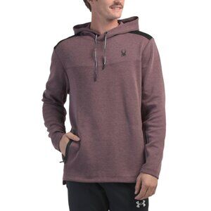 SPYDER Maroon Scuba Knit Soft Hoodie